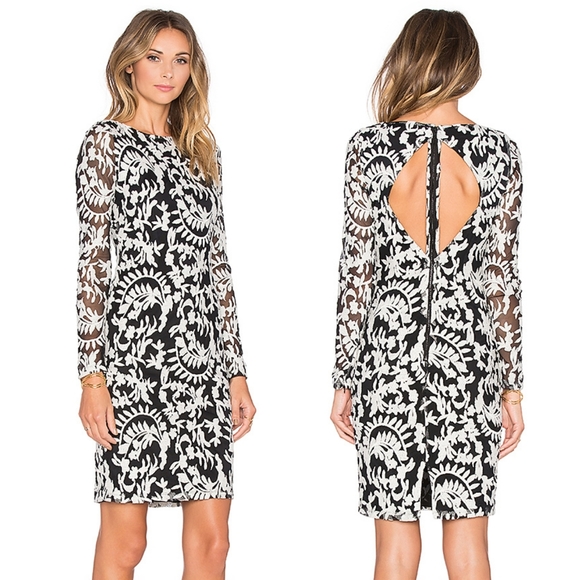 Alice + Olivia Dresses & Skirts - Alice + Olivia Katy Dress Back Cut Out Floral